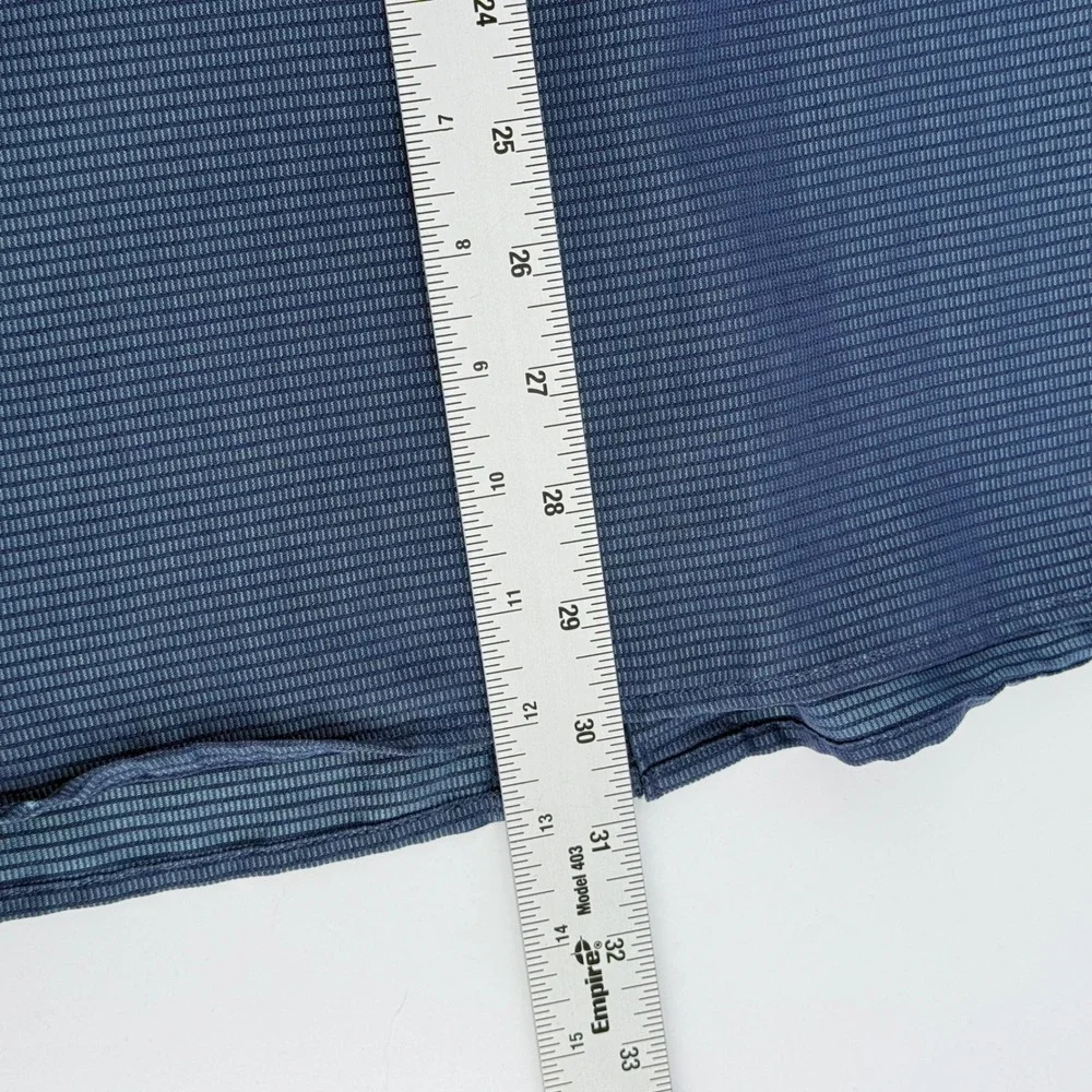 The‎ North Face Shirt Mens L Blue Striped Short Sleeve Button Up Modal Blend